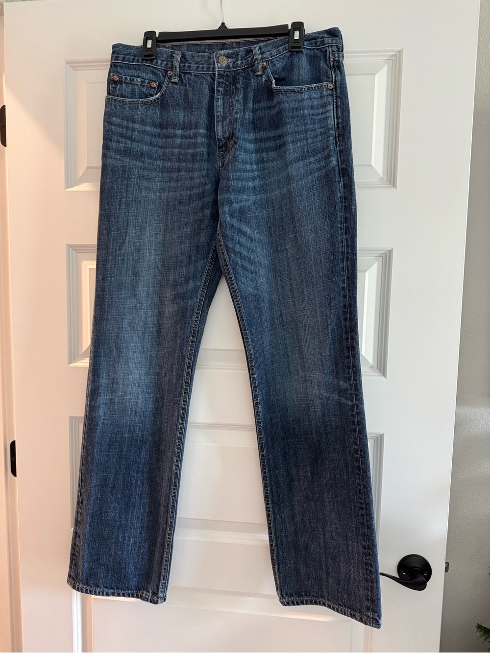 Men’s Banana Republic Classic Dark Blue Straight-Leg Jeans